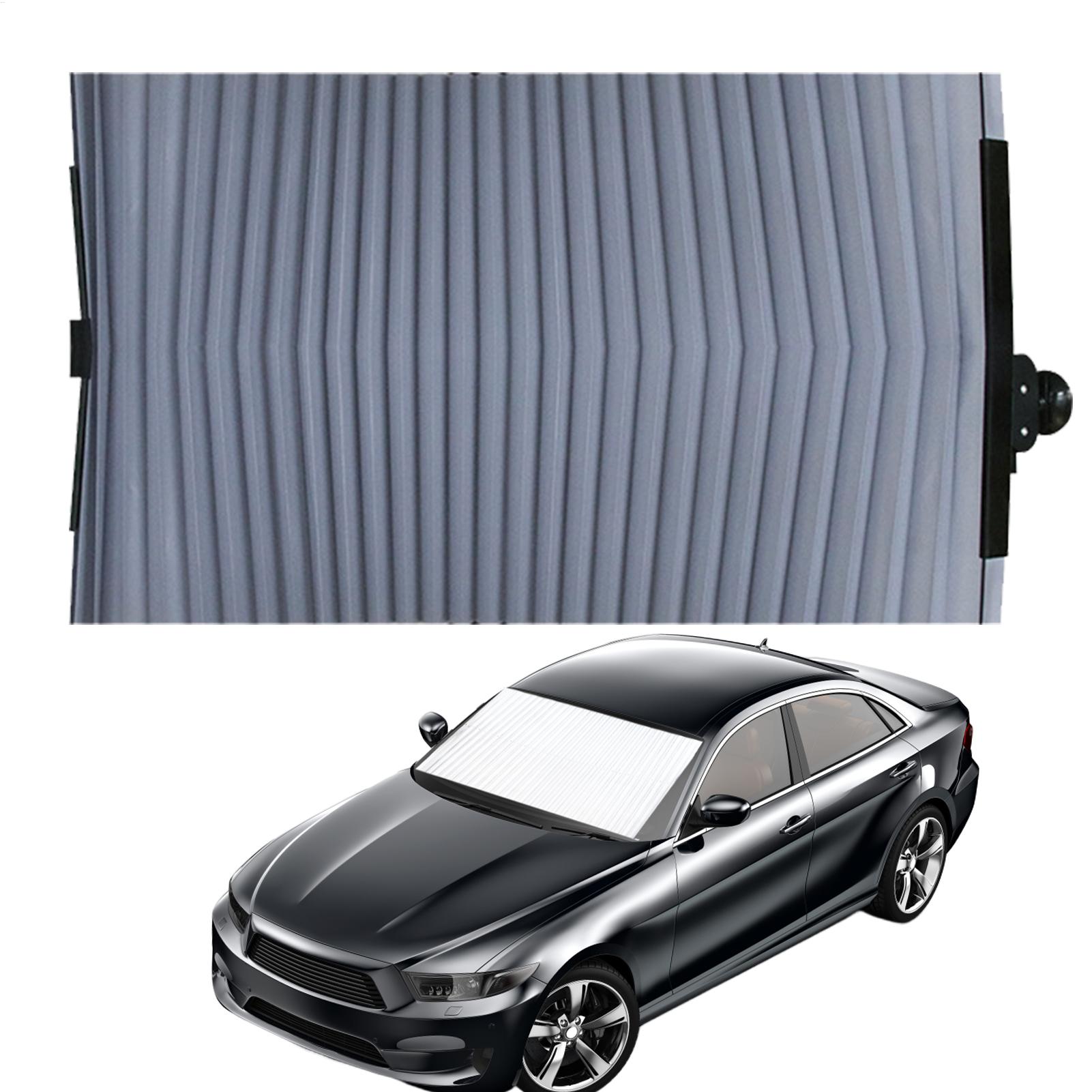 Privacy Screen Protector - Retractable Car Curtains Retractable Windshield Sun