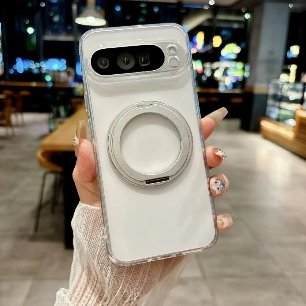Google Pixel 9 Pro - Matte Rotating Magnetic Bracket Case for