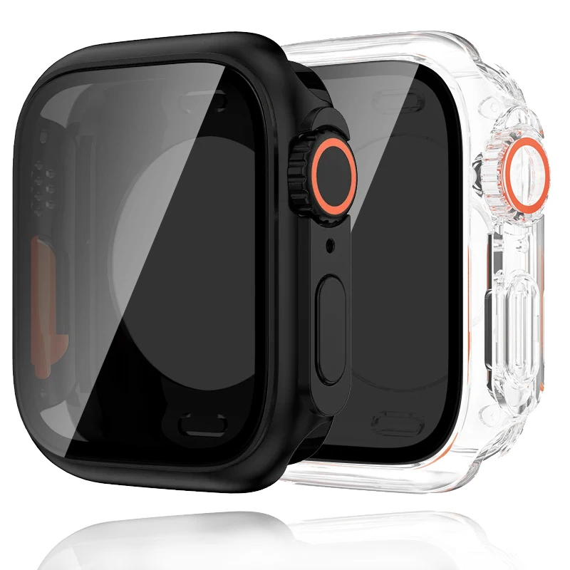 Privacy Screen Protector - Privacy Glass+Case for Apple Watch 45mm