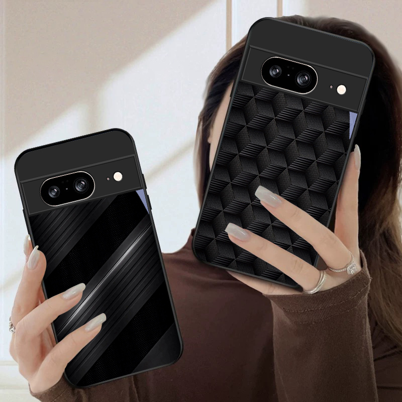 Dark geometric texture For Goo - Google Pixel 8A 评论和价格