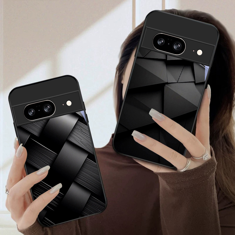 Dark geometric texture For Goo - Google Pixel 8A 评论和价格