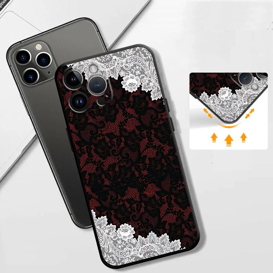 Black And Red Sexy Lace Phone  - Apple Iphone 15 评论和价格