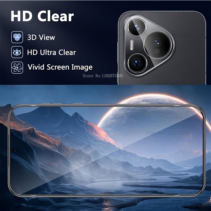 [4-in-1]2Pcs Full Coverage Tem - Huawei Pura 70 评论和价格