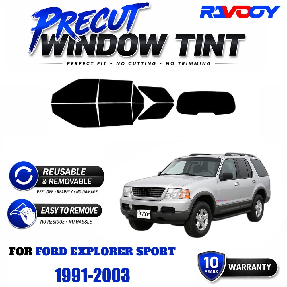 RAVOOY Precut Window Tint, Reu - Air Bubble Remover 评论和价格